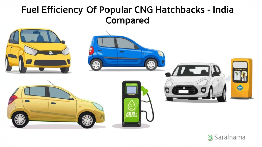 Fuel Efficiency of Popular CNG Hatchbacks in India Compared