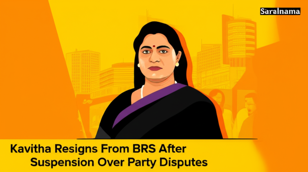 Kavitha Resigns From BRS After Suspension Over Party Disputes
