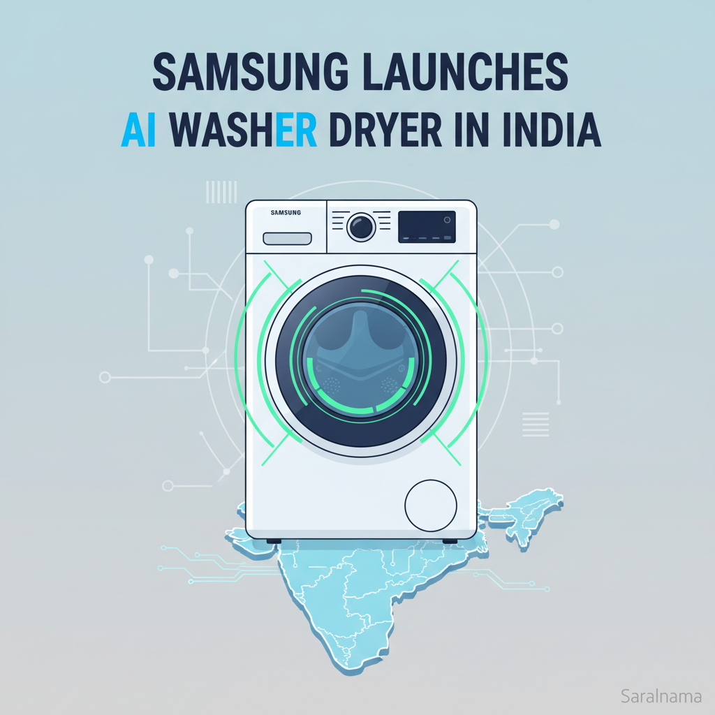 Samsung Launches AI Washer Dryer in India