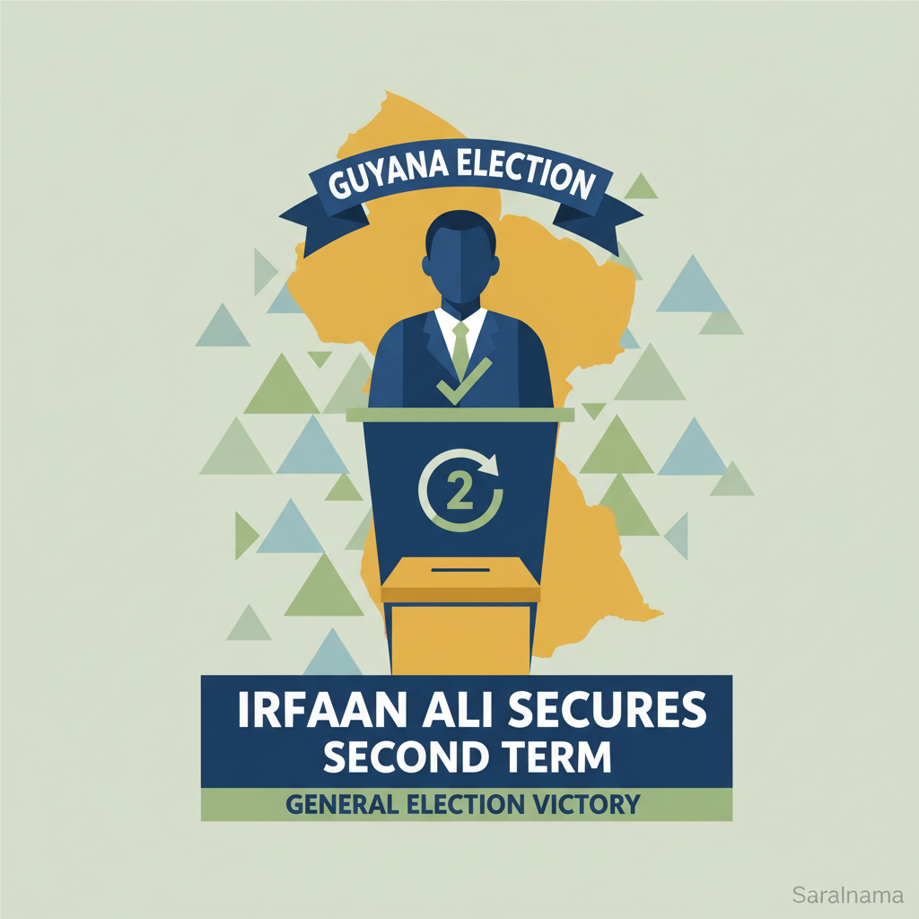 Guyana President Irfaan Ali wins second term in general election 