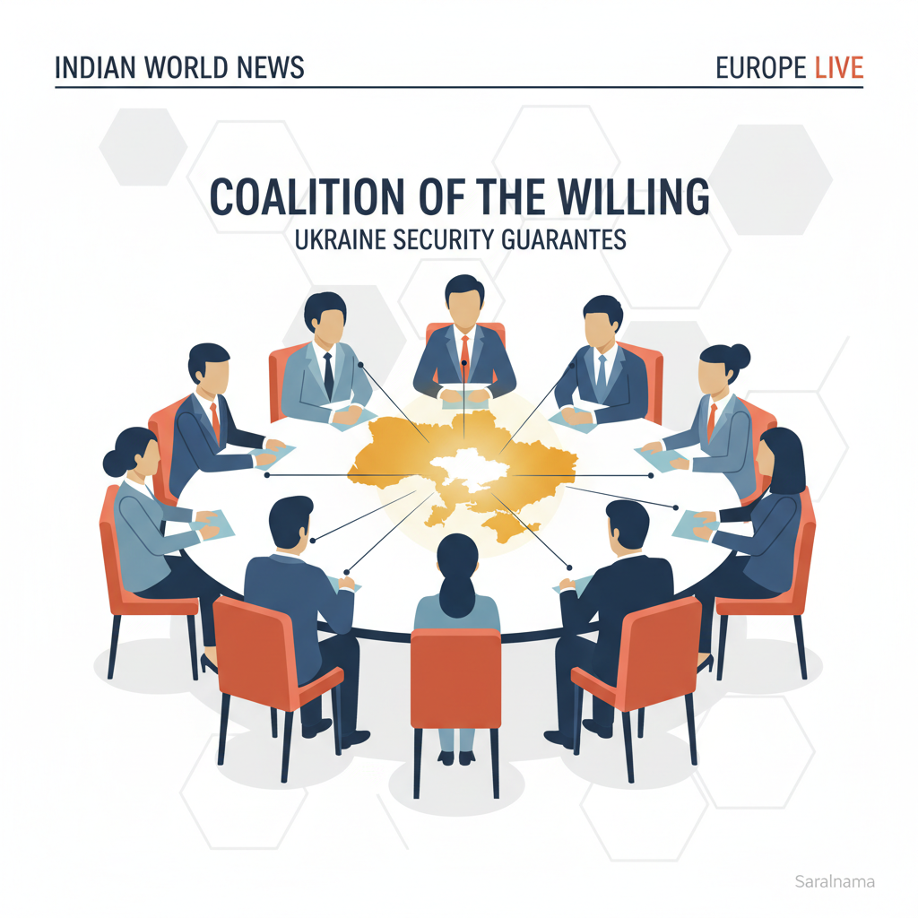 Leaders gather for ‘Coalition of the Willing’ talks on Ukraine security guarantees – Europe live