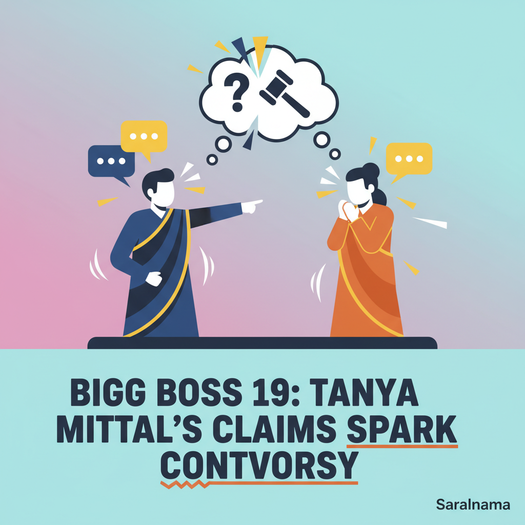 Bigg Boss 19: Tanya Mittal's Claims Spark Controversy