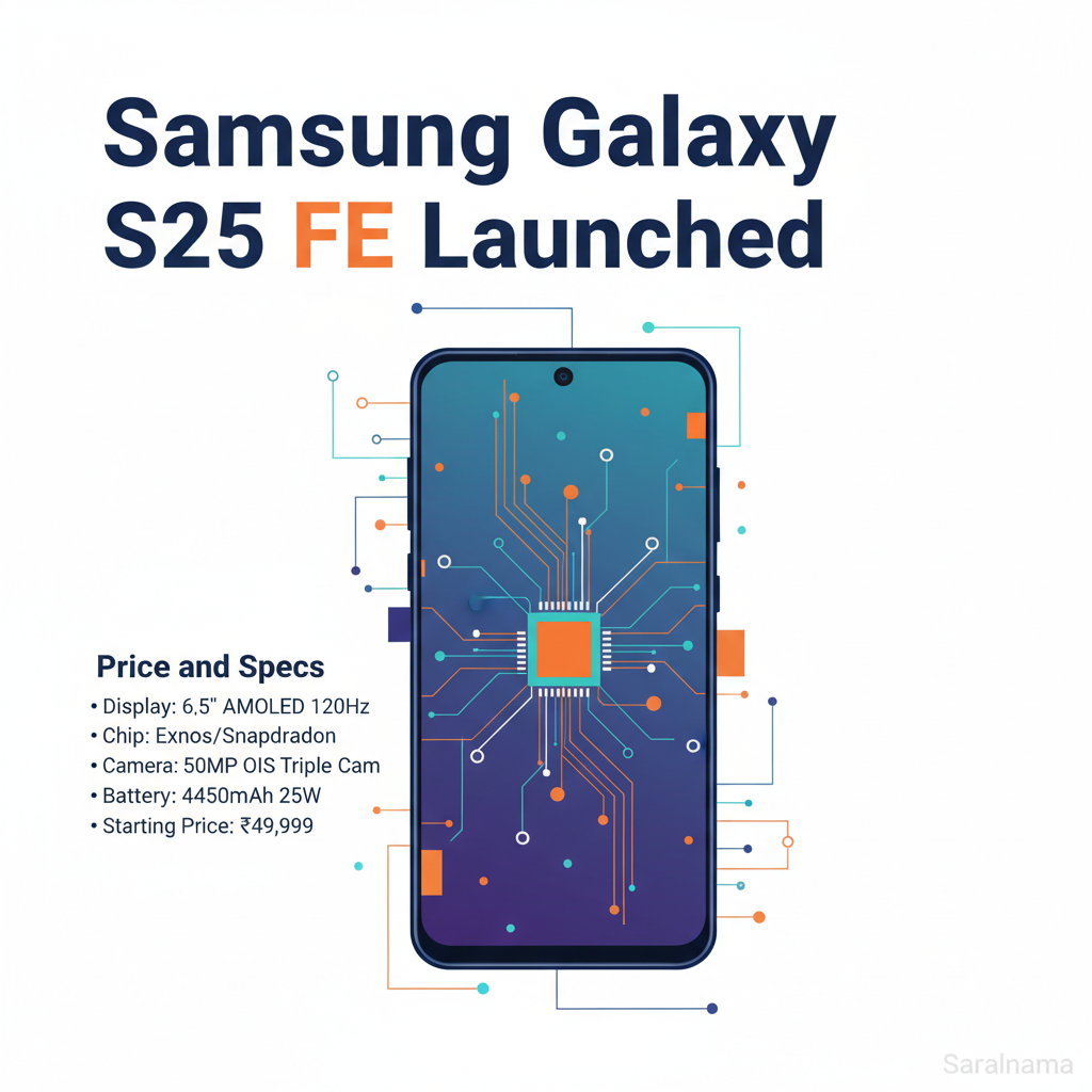Samsung Galaxy S25 FE Launched: Price and Specs