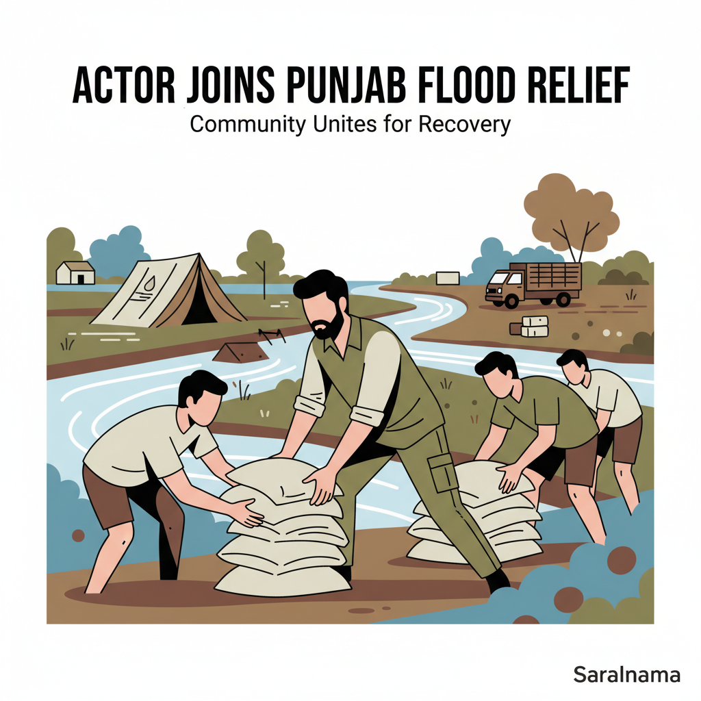 Actor Randeep Hooda Joins Punjab Flood Relief Efforts