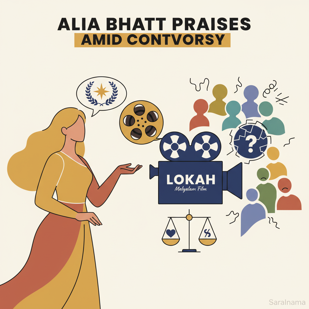 Alia Bhatt Praises Malayalam Film Lokah Amid Controversy