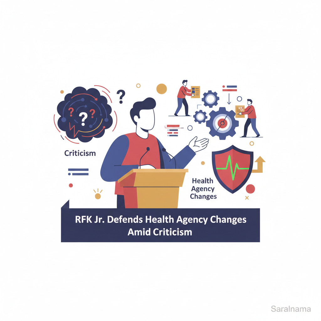 RFK Jr Defends Health Agency Changes Amid Criticism