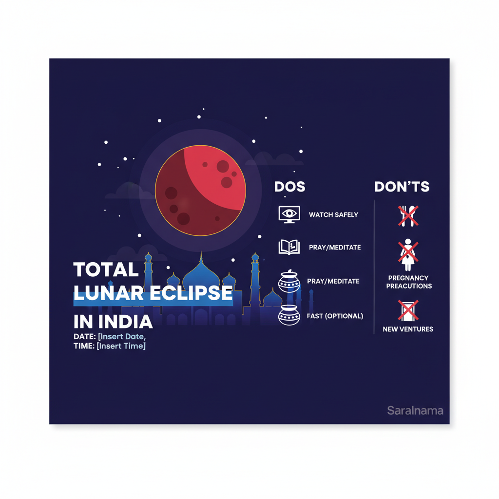 Total Lunar Eclipse in India: Date, Time, and Dos and Don'ts