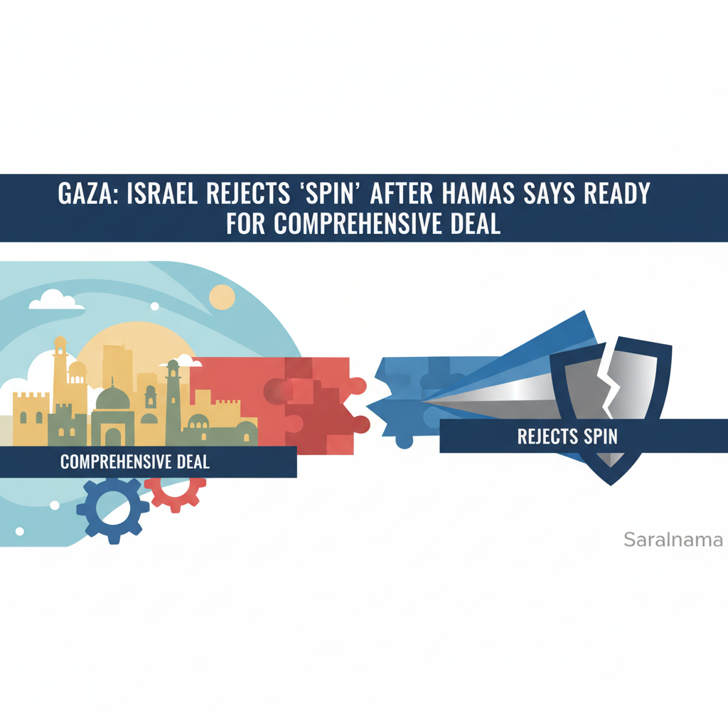 Gaza: Israel rejects &#x27;spin&#x27; after Hamas says ready for comprehensive deal