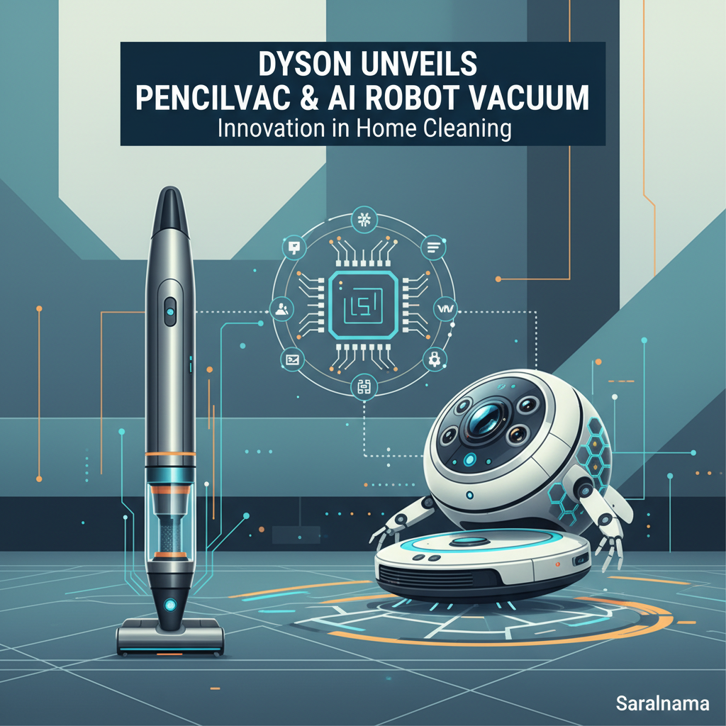 Dyson Unveils PencilVac and AI Robot Vacuum Cleaner