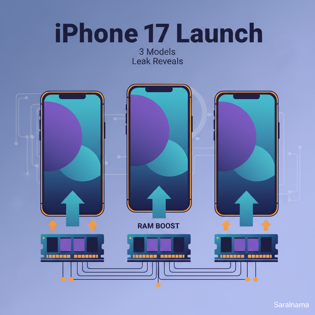 iPhone 17 Launch: RAM Boost for 3 Models, Leak Reveals