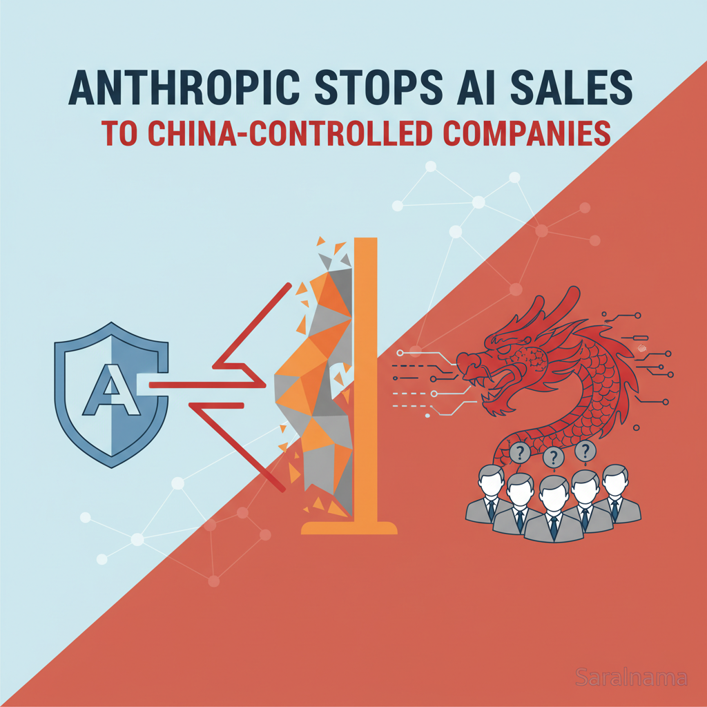 Anthropic Stops AI Sales to China-Controlled Companies
