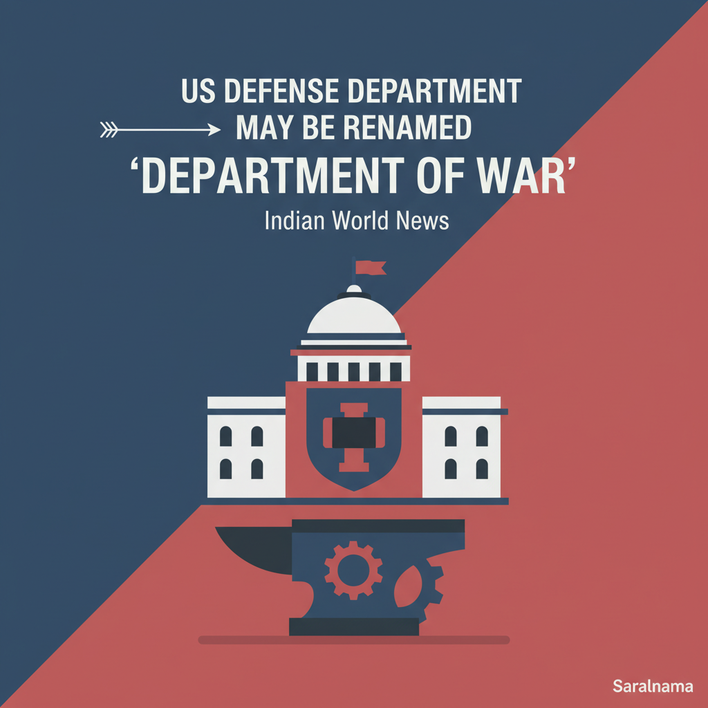 US Defense Department May Be Renamed 'Department of War'