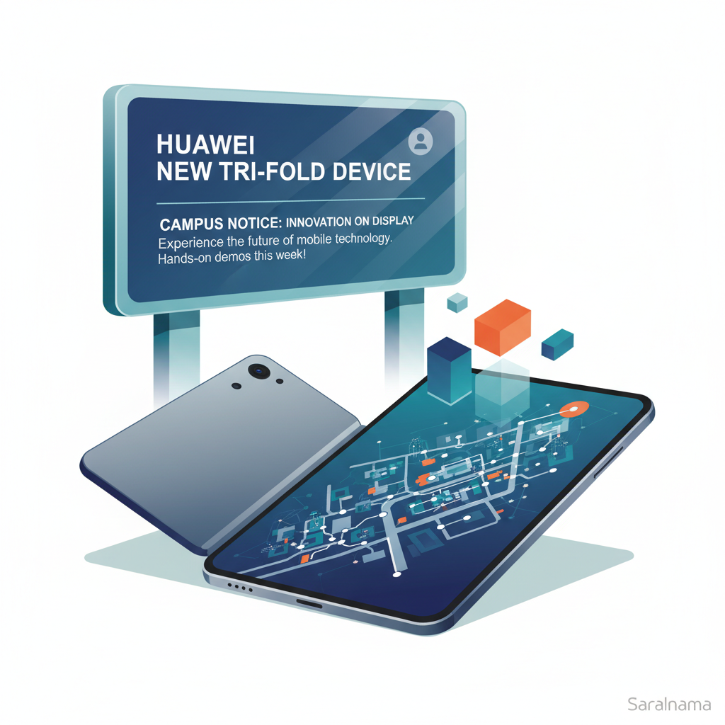Huawei's New Tri-Foldable Device: Campus Notice