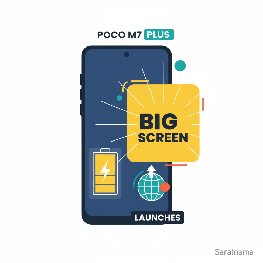 Poco M7 Plus: Big Battery, Big Screen Budget Phone Launches