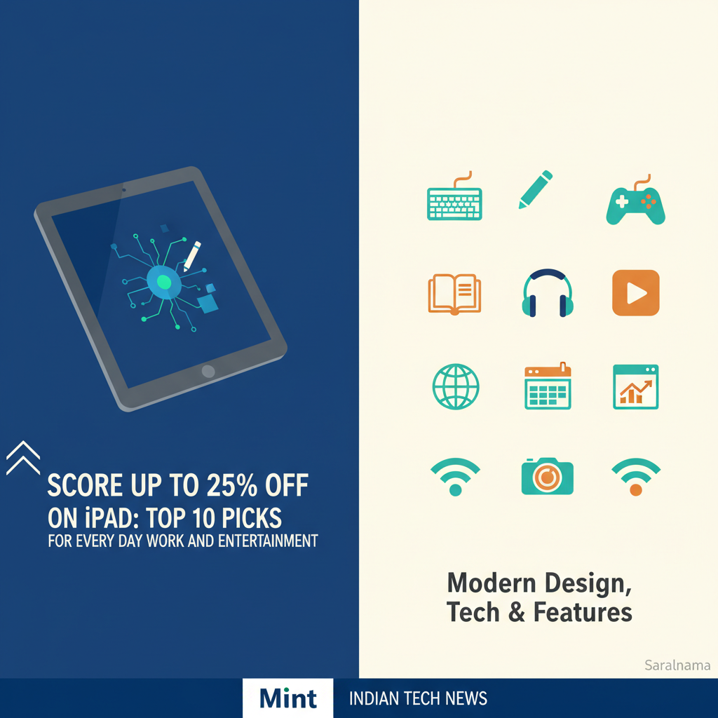 Score up to 25% off on iPad: Top 10 picks with modern design, tech and features for every day work and entertainment | Mint