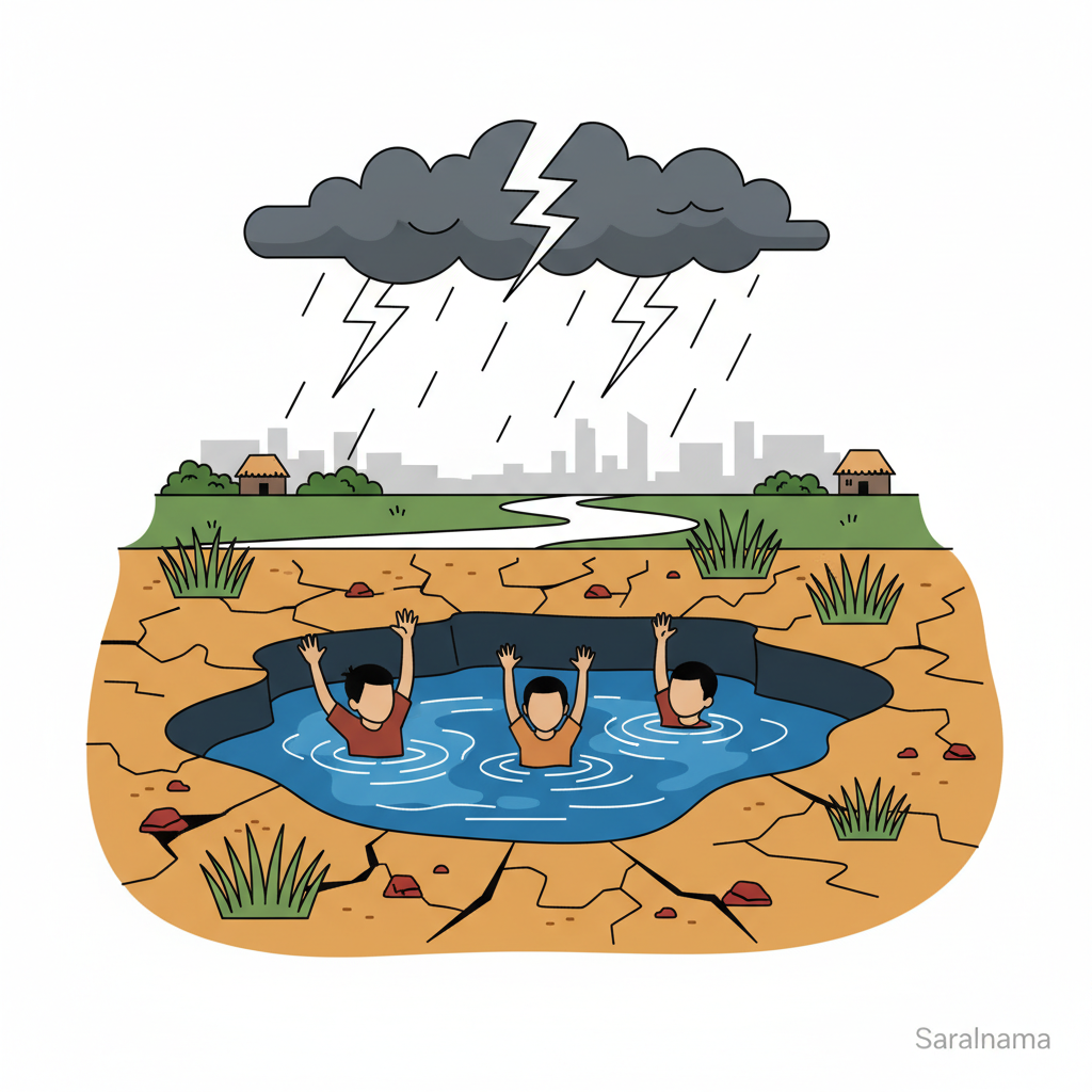 Tragic Accident: 3 Children Fall into Water-Filled Pit in Bihar
