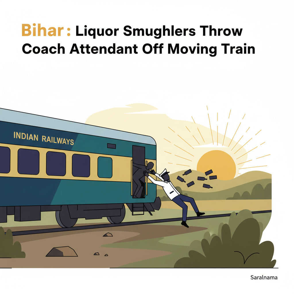Bihar: Liquor Smugglers Throw Coach Attendant Off Moving Train