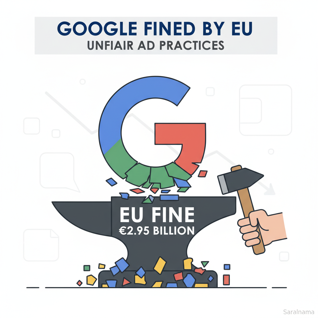Google Fined €2.95 Billion by EU for Unfair Ad Practices