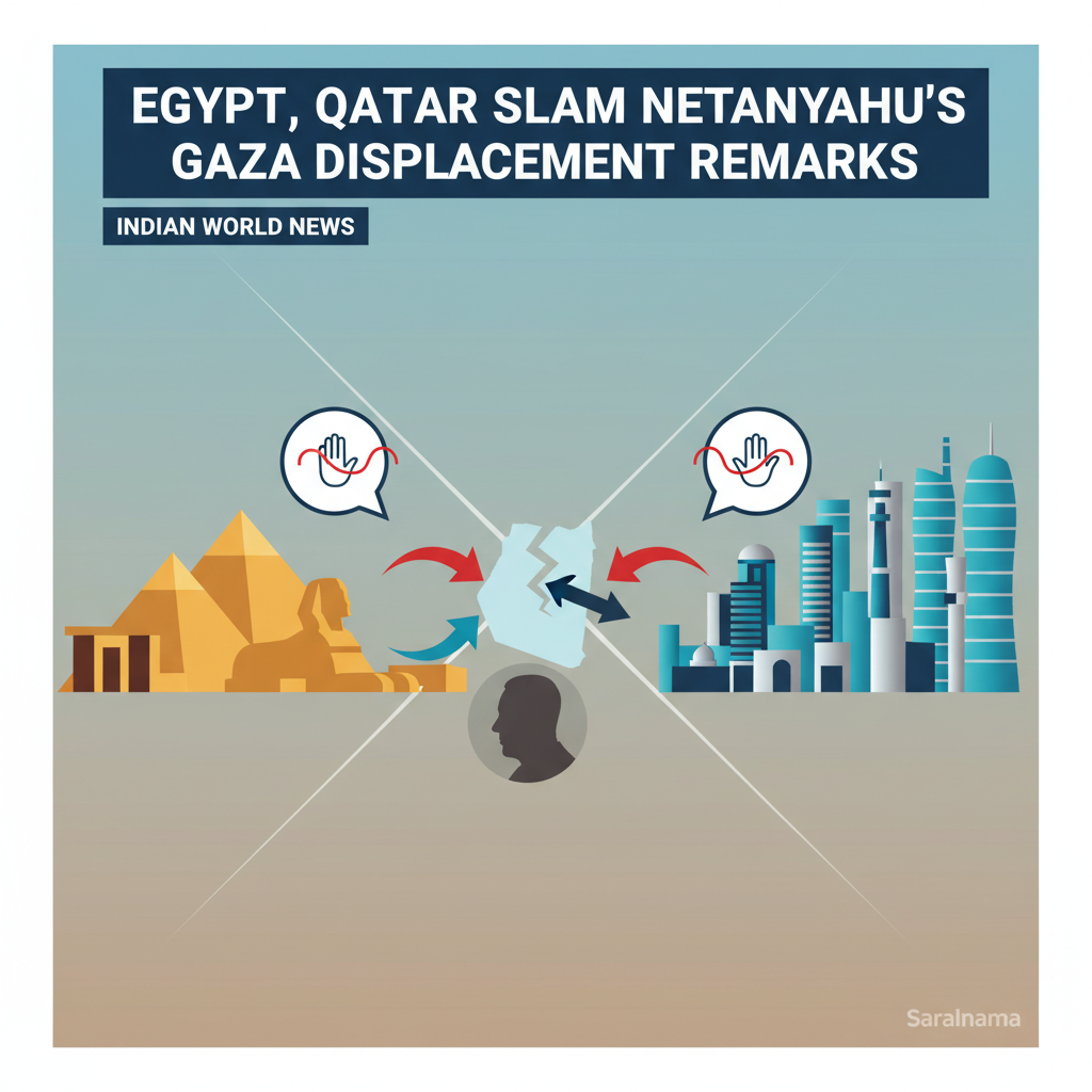 Egypt, Qatar Slam Netanyahu's Gaza Displacement Remarks