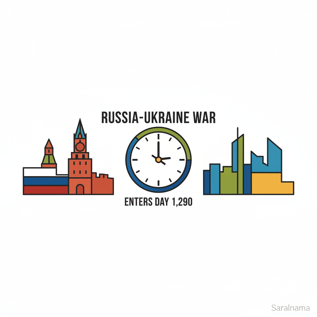 Russia-Ukraine War Enters Day 1,290