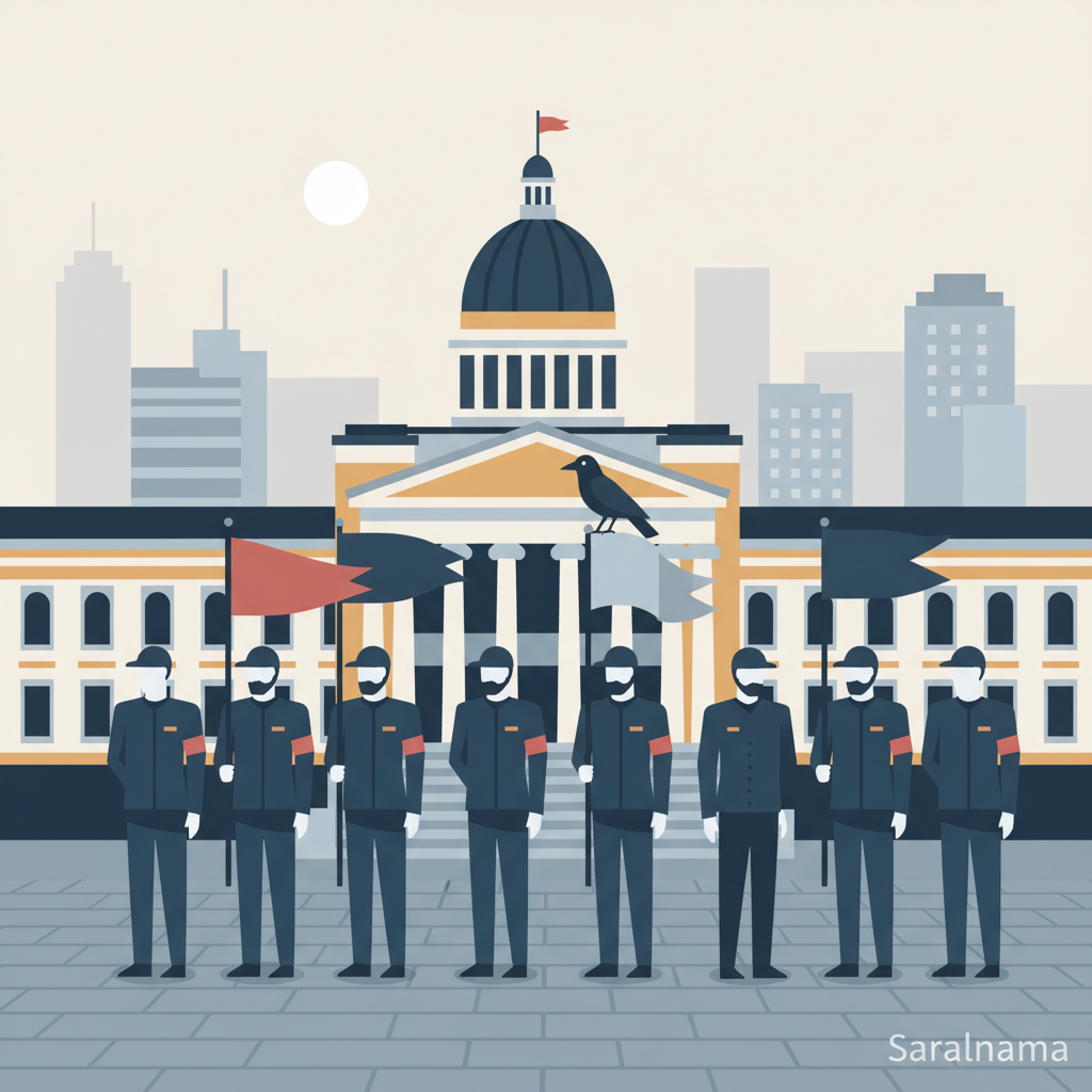 Neo-Nazis Occupy Victoria Parliament Steps Again
