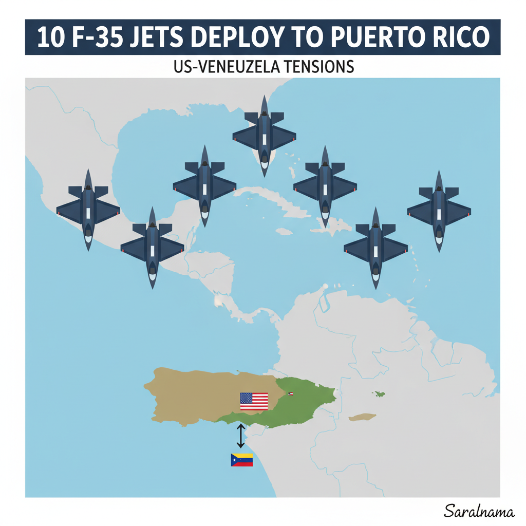 10 F-35 Jets Deploy to Puerto Rico Amid US-Venezuela Tensions
