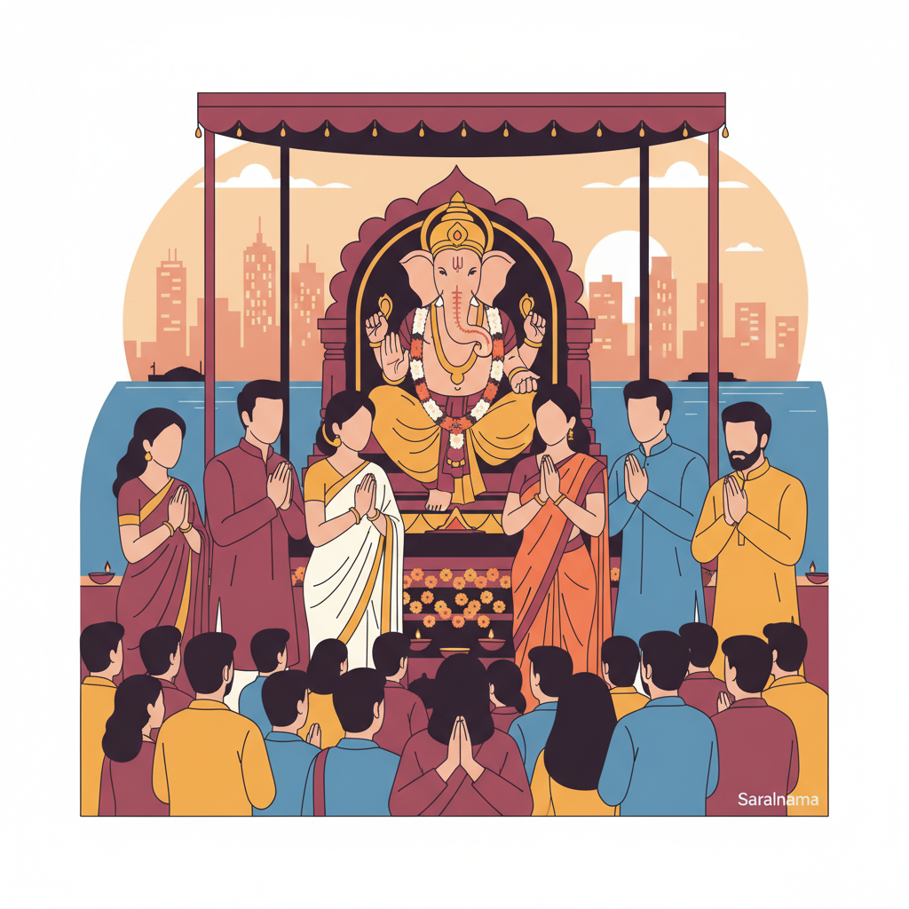 Bollywood Stars Offer Prayers at Mumbai Ganpati Darshan