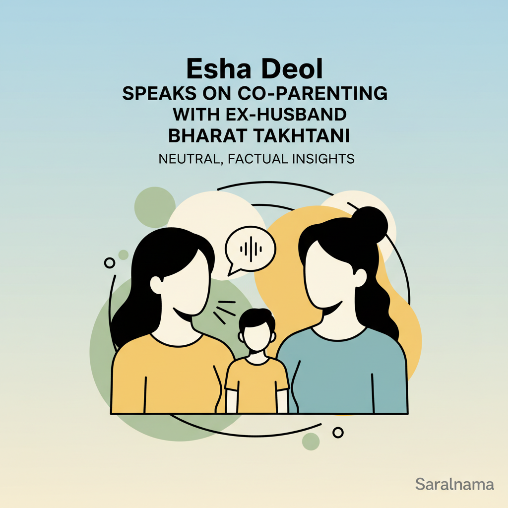Esha Deol Speaks on Co-Parenting with Ex-Husband Bharat Takhtani