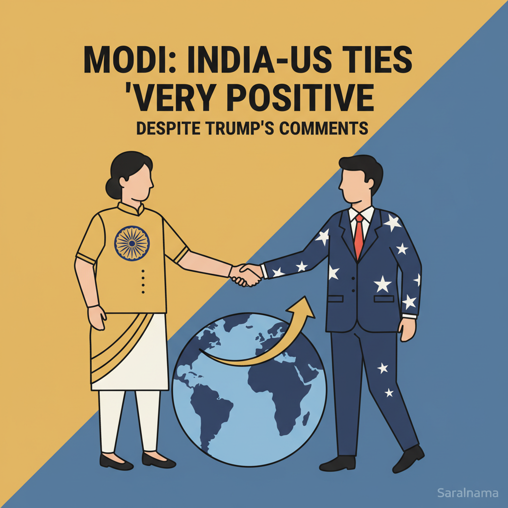 Modi: India-US Ties 'Very Positive' Despite Trump's Comments