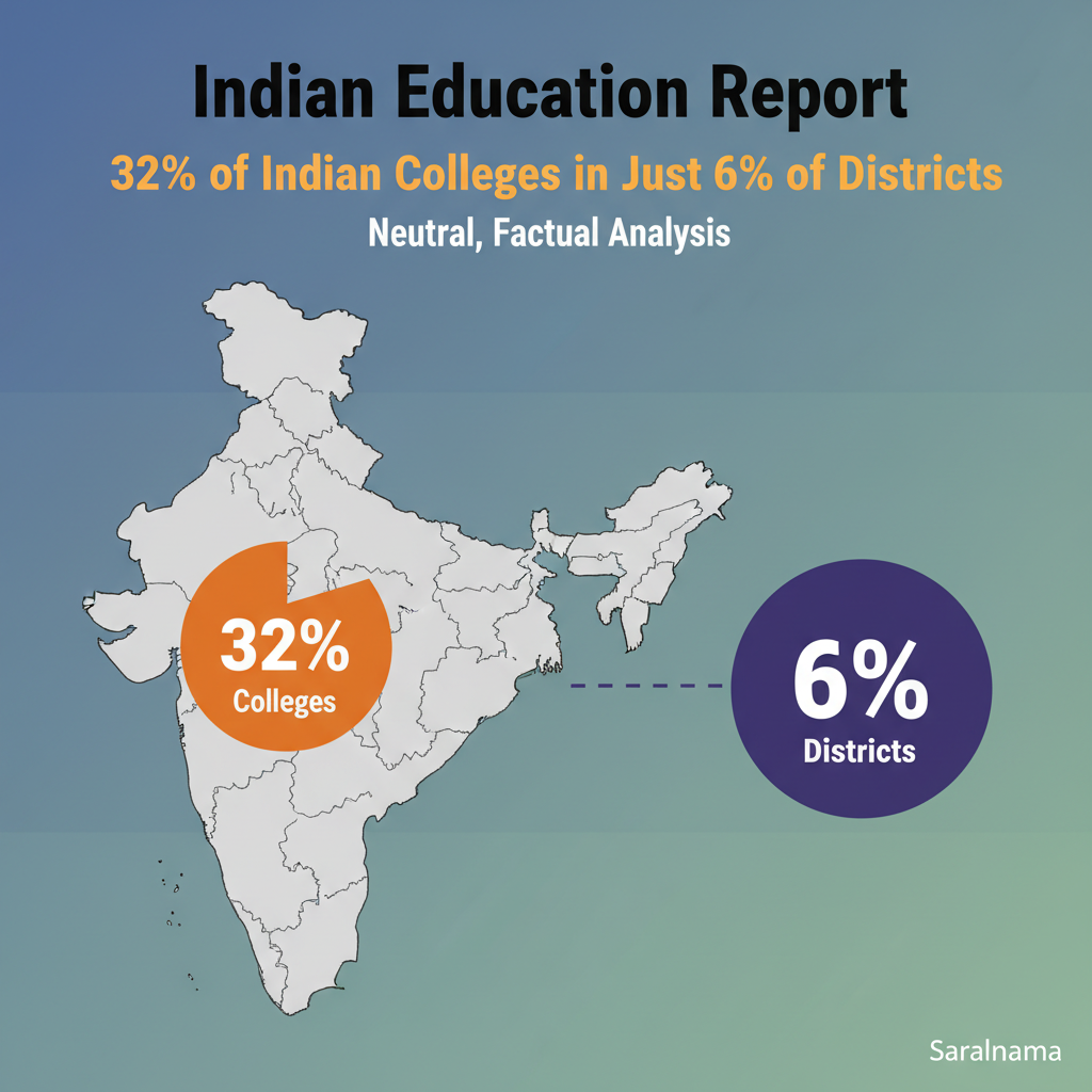 32% of Indian Colleges in Just 6% of Districts: Report