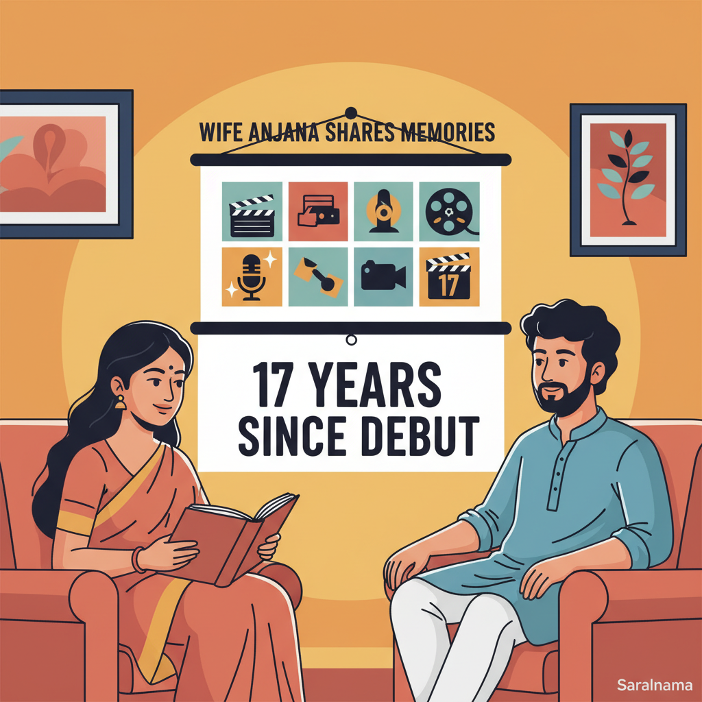 17 Years Since Nani's Debut: Wife Anjana Shares Memories