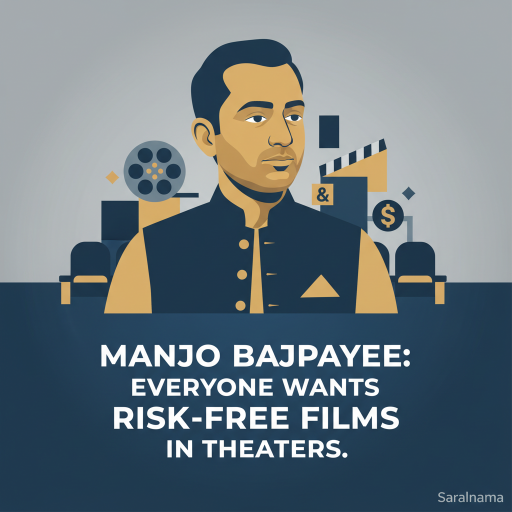 Manoj Bajpayee: Everyone Wants Risk-Free Films in Theaters