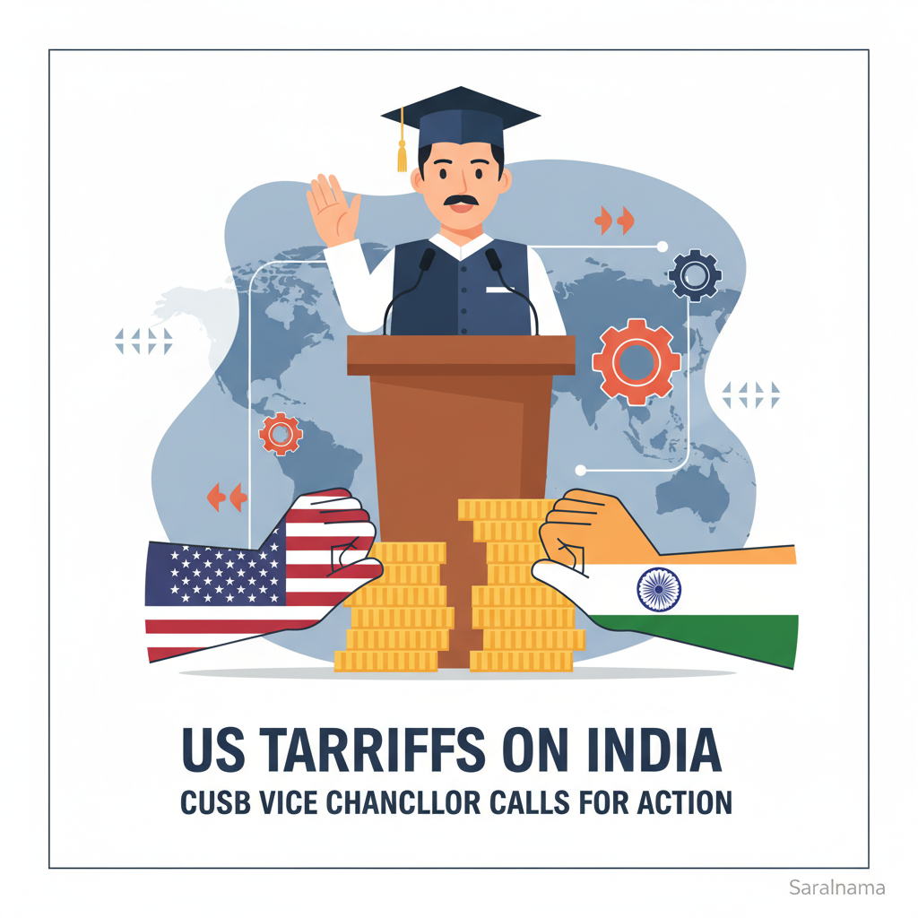 US Tariffs on India: CUSB Vice Chancellor Calls for Action