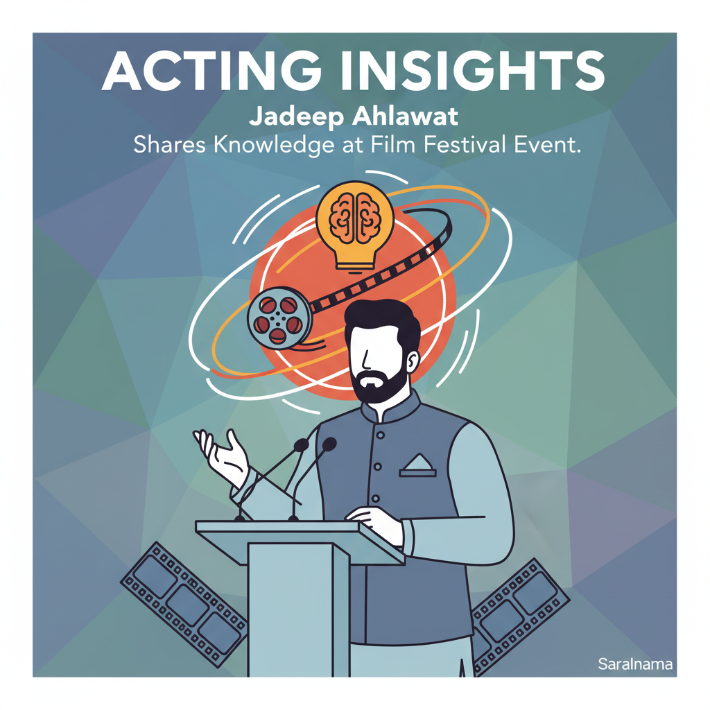 Actor Jaideep Ahlawat Shares Insights on Acting at Film Festival