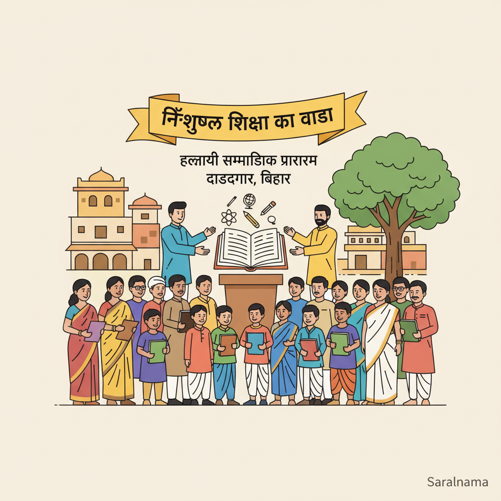 Free Education Promise at Halwai Community Event in Daudnagar