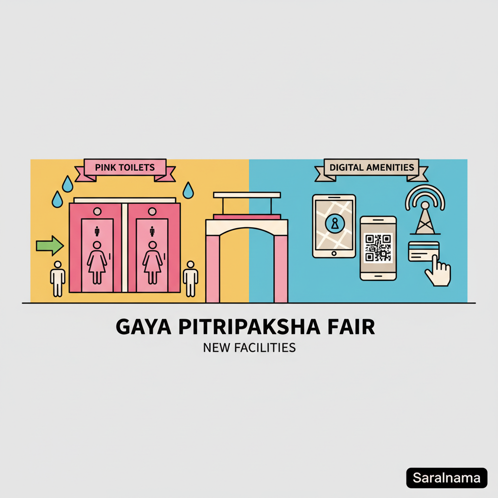 New Facilities at Gaya's Pitripaksha Fair: Pink Toilets, Tech
