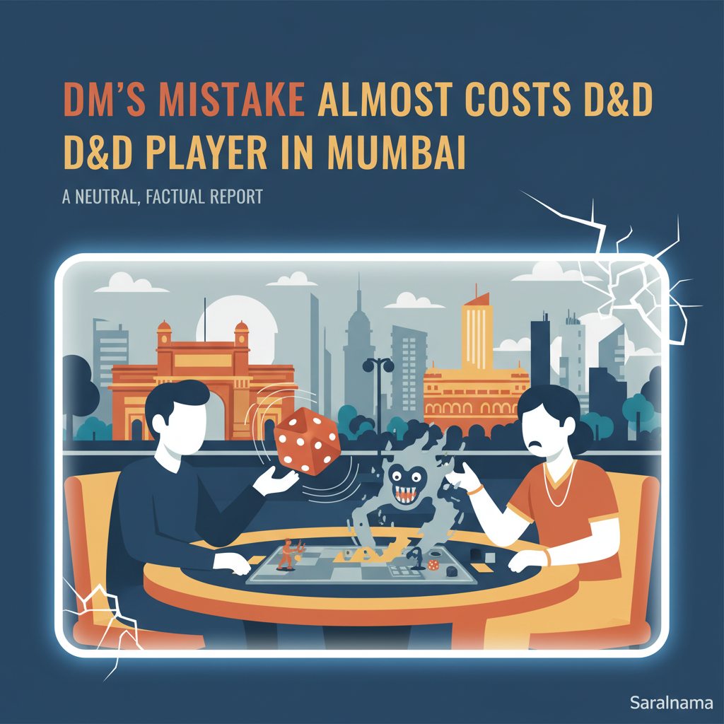 DM's Mistake Almost Costs D&D Player in Mumbai