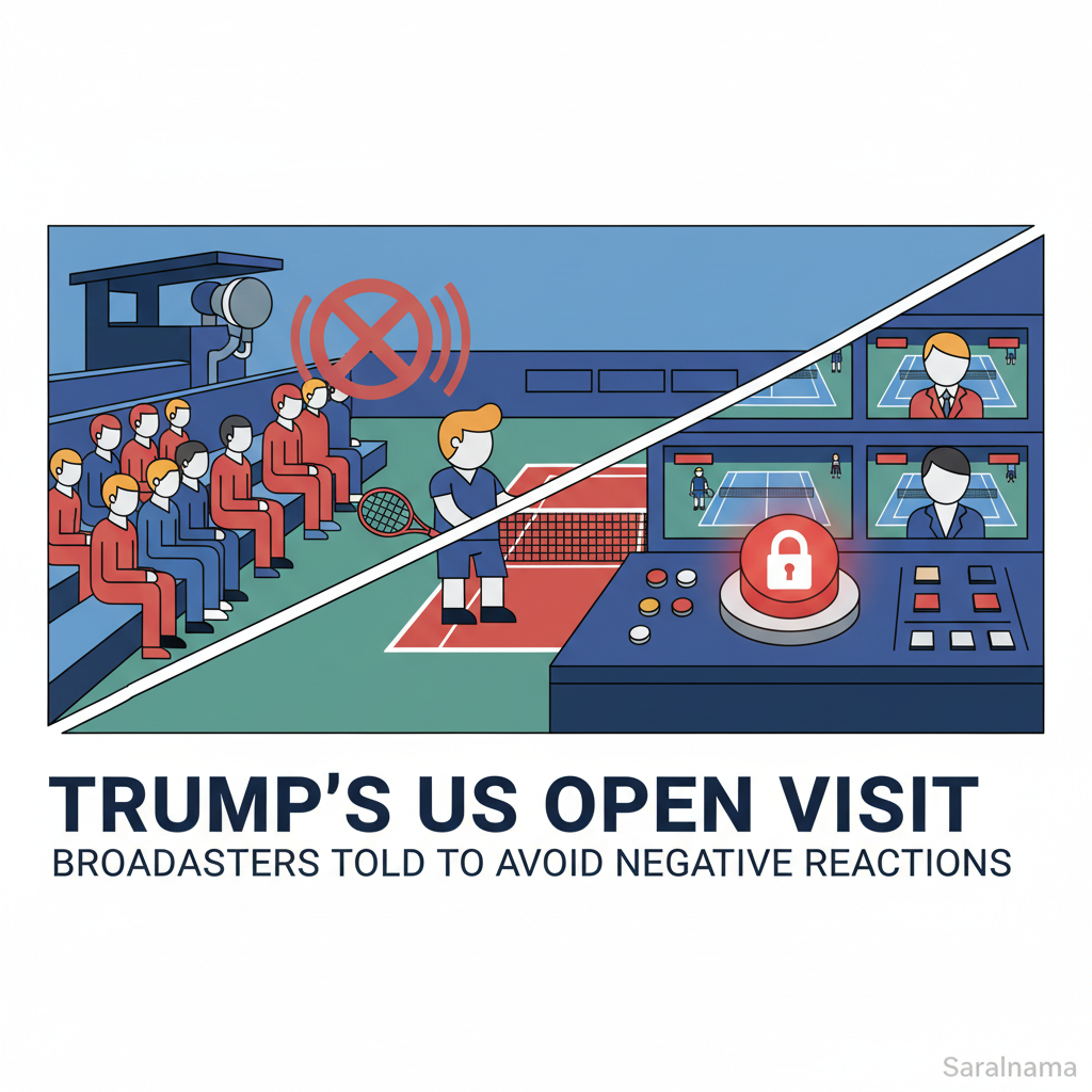 Trump's US Open Visit: Broadcasters Told to Avoid Negative Reactions