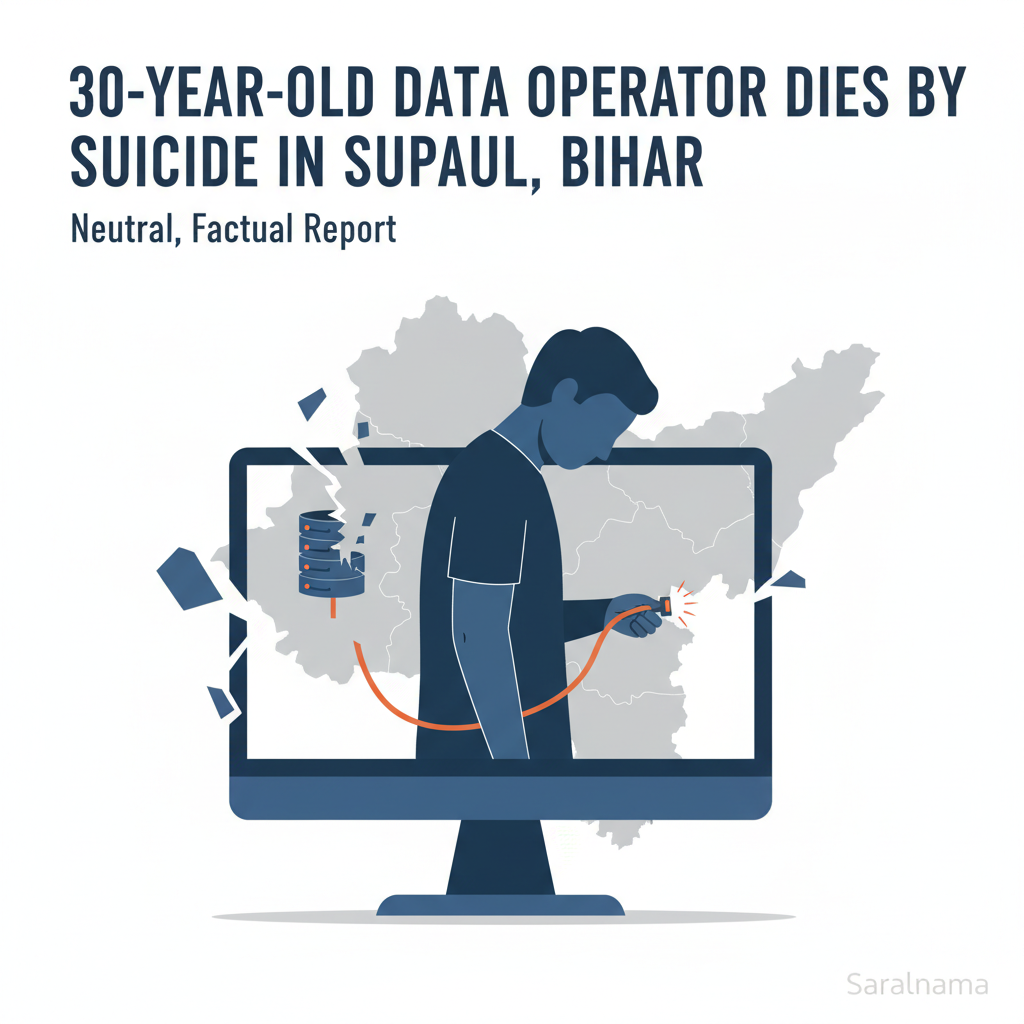 30-Year-Old Data Operator Dies by Suicide in Supaul, Bihar