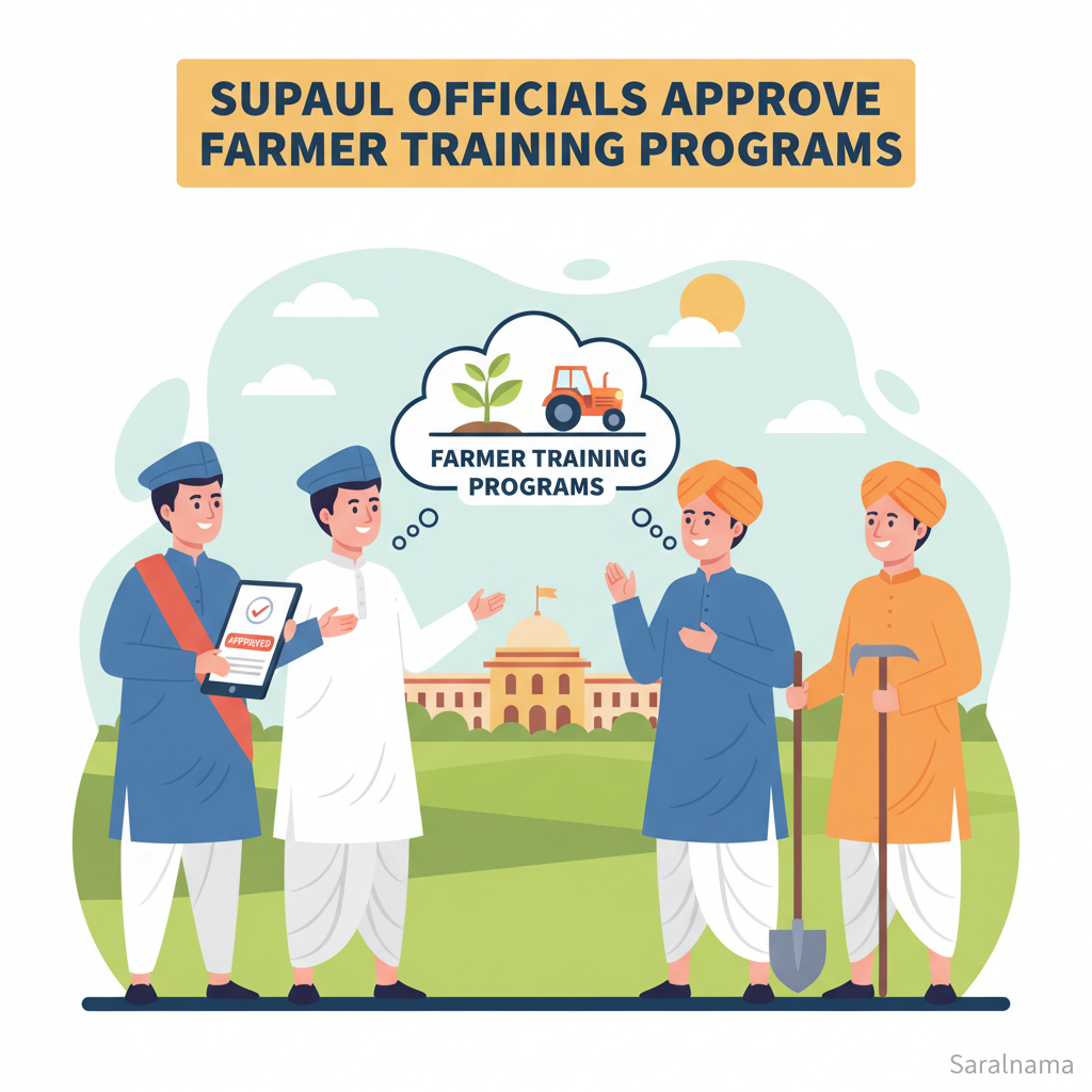 Supaul Officials Approve Farmer Training Programs