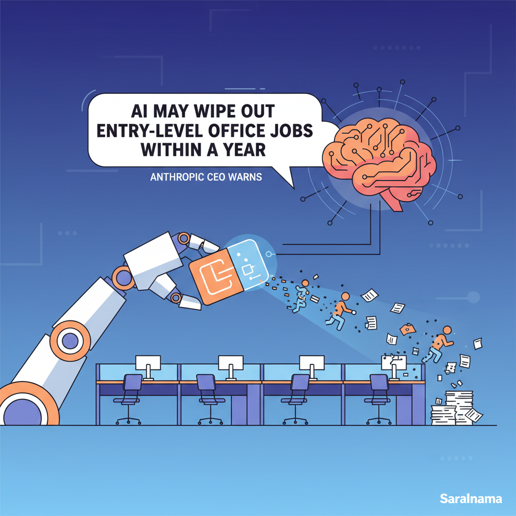 AI May Wipe Out Entry-Level Office Jobs Within A Year, Warns Anthropic CEO