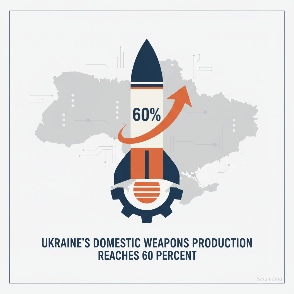 Ukraine's Domestic Weapons Production Reaches 60 Percent