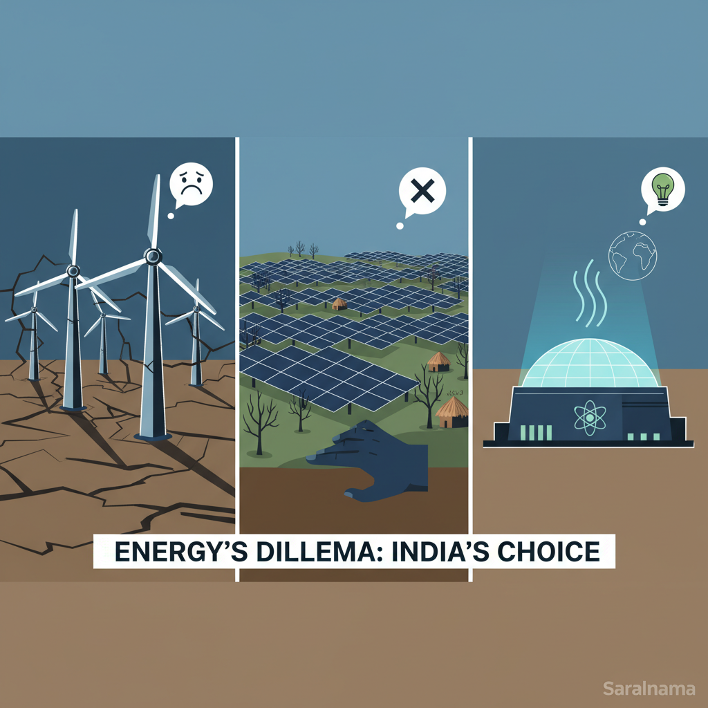 Wind farms ugly, solar grabs land, and nuclear energy 