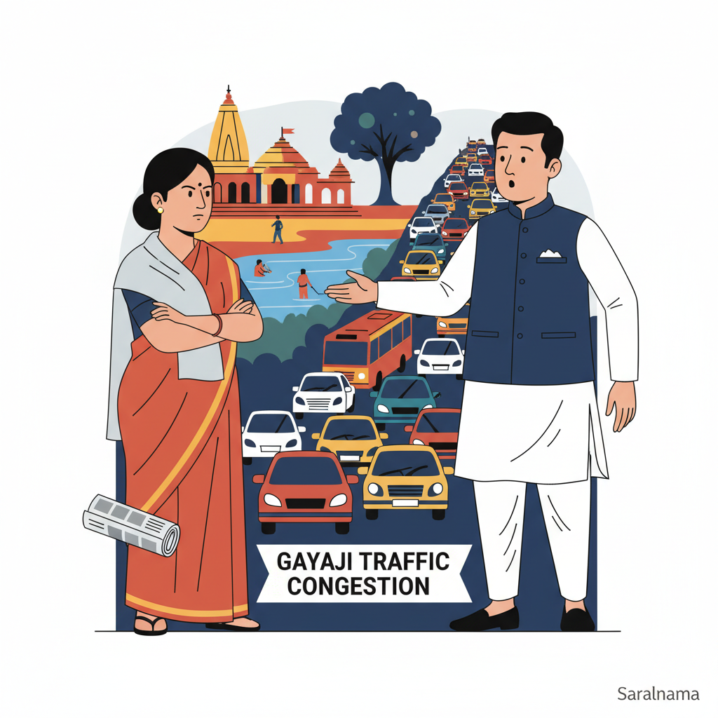Teacher Confronts Minister About Traffic Jam in Gayaji