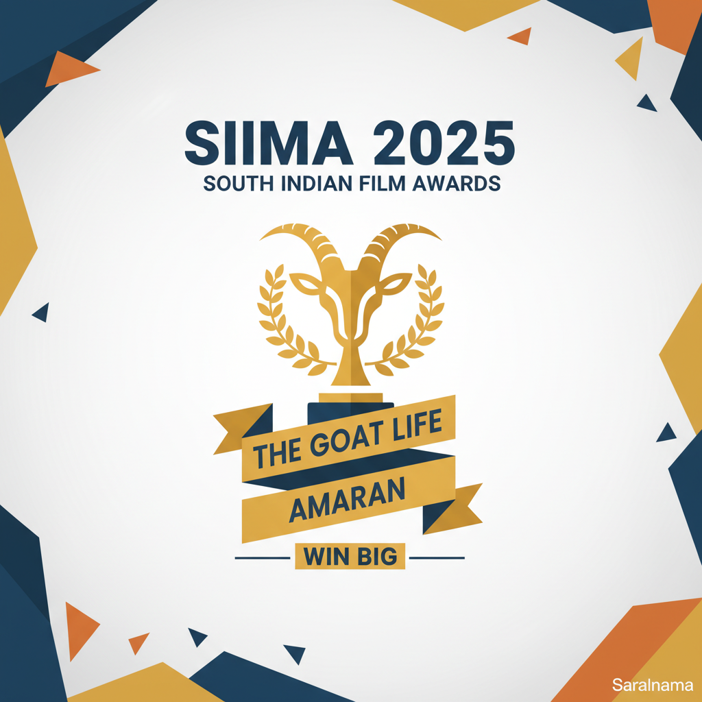 SIIMA 2025: The Goat Life, Amaran Win Big at South Indian Film Awards