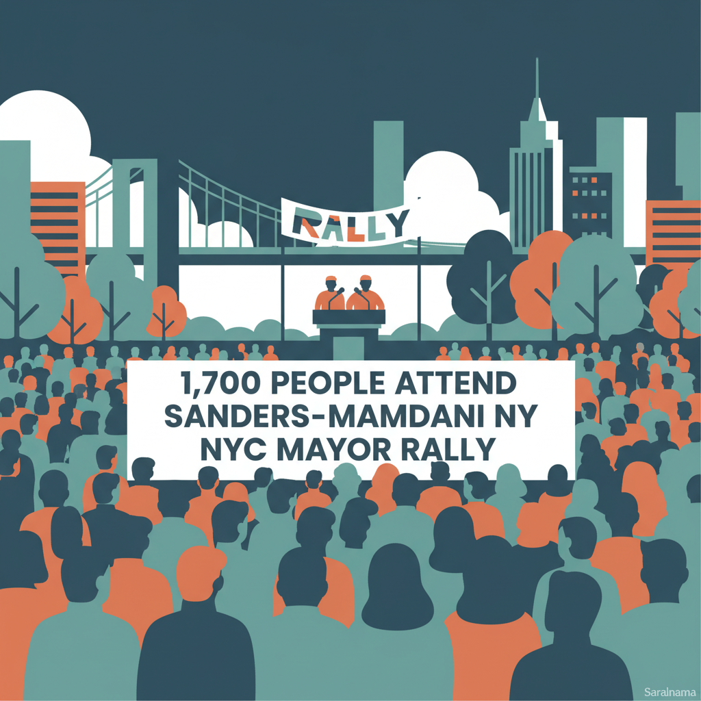 1,700 People Attend Sanders-Mamdani NYC Mayor Rally