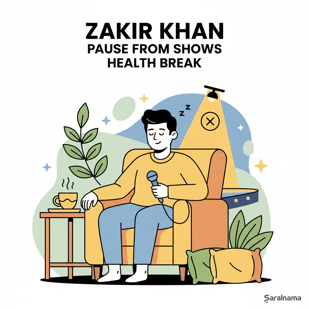 Comedian Zakir Khan Takes Break from Shows Due to Health