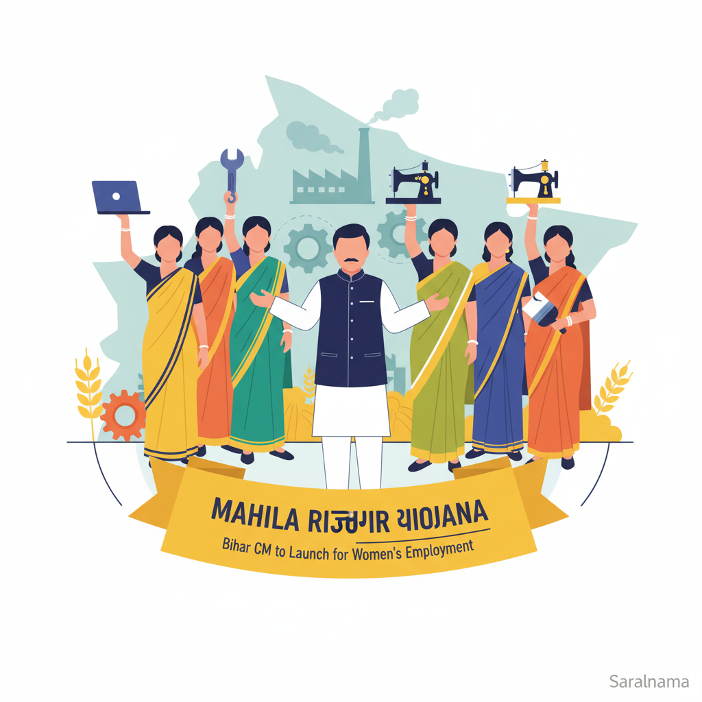 Bihar CM to Launch Mahila Rojgar Yojana for Women's Employment