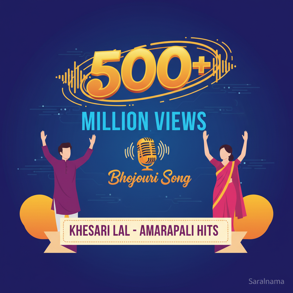 Bhojpuri Song by Khesari Lal-Amrapali Hits 500+ Million Views