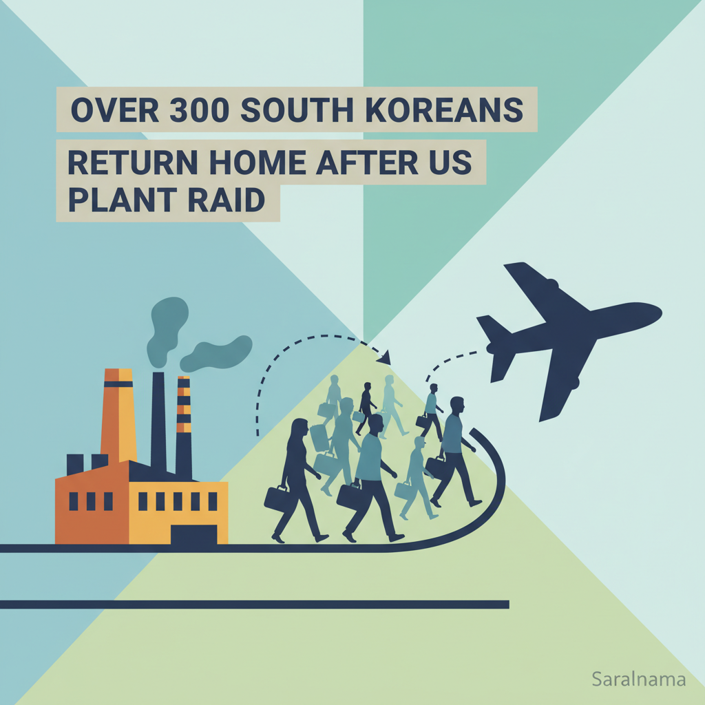 Over 300 South Koreans to Return Home After US Plant Raid